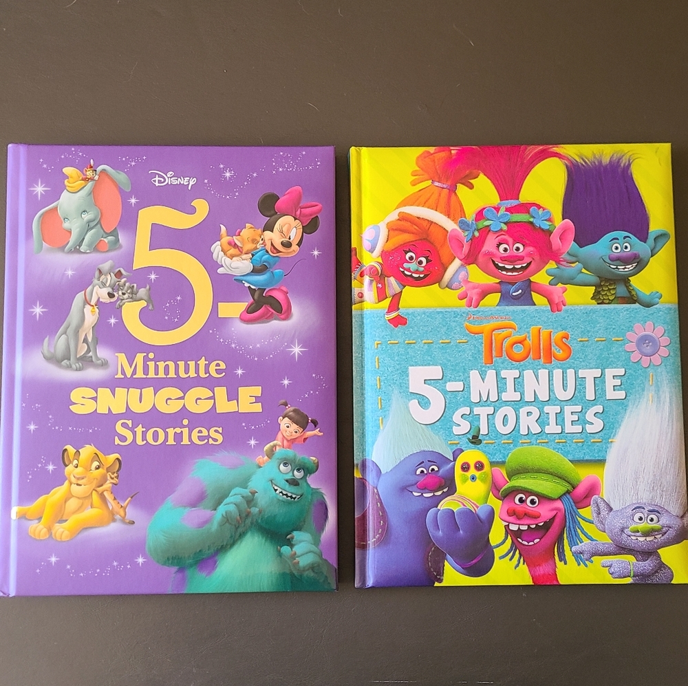 Disney and Trolls 5 Minute Stories New
